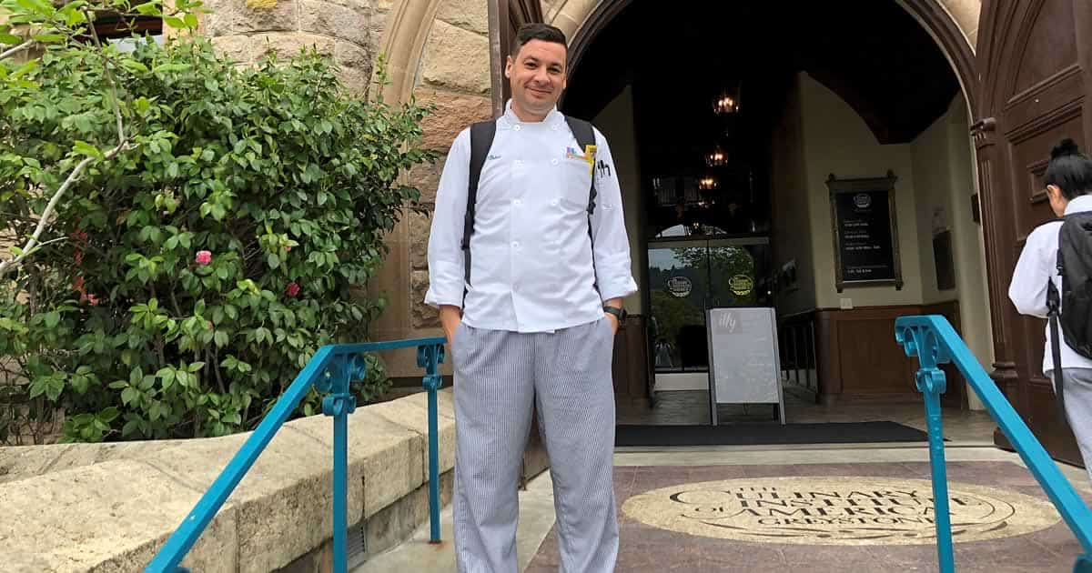 Photo of Brien O'Brein, CIA culinary arts student in California