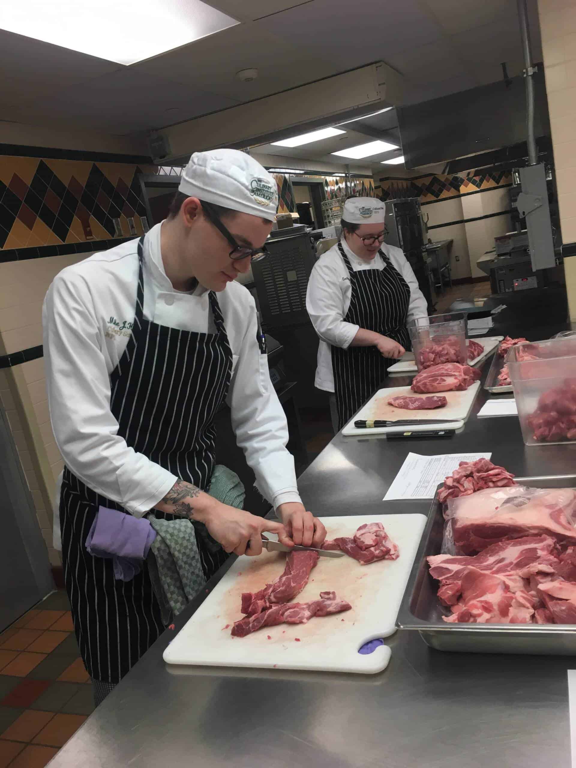 Meat prep for sausage