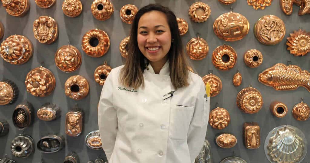 Photo of CIA culinary arts student, Kathleen Luu.