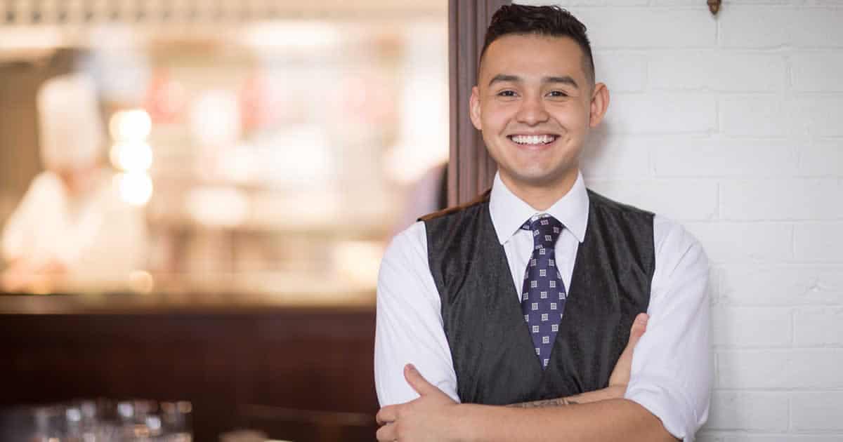 Image of Lian Pineda, culinary arts student at the Culinary Institute of America.