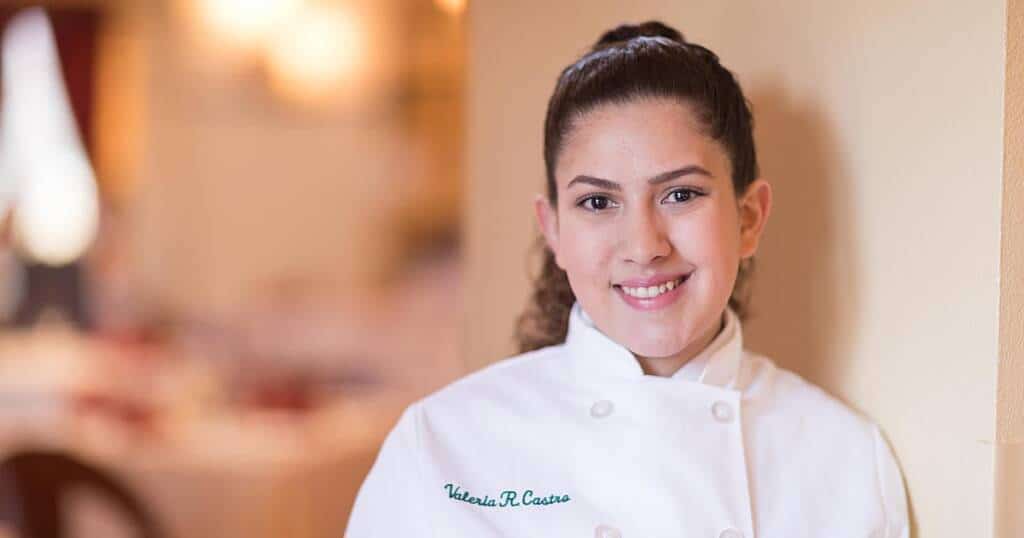 Photo of Valeria Castro, CIA student of culinary arts