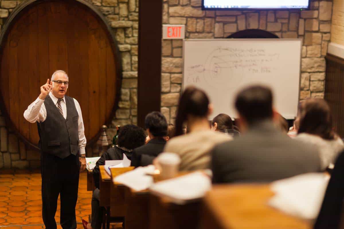 learning commons Wine studies professor MIchael Weiss.