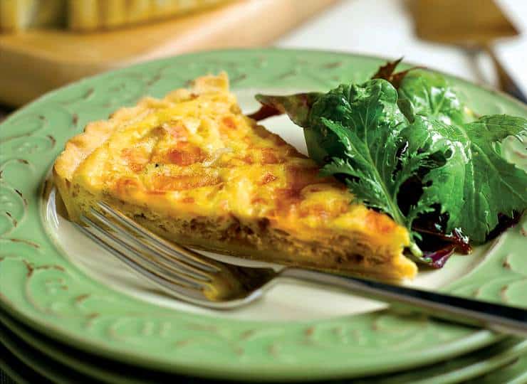 pi day Caramelized Onion Quiche