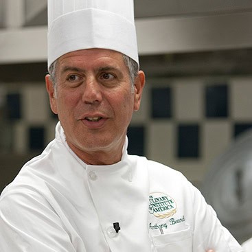 Anthony Bourdain, CIA culinary arts alumni, is chef-at-large at Les Halles, Host No Reservations.