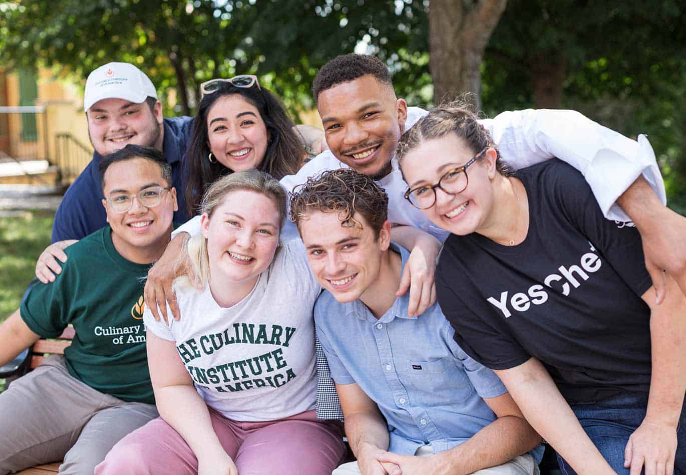 Student Life - Food Is Your Community - Smiling Students